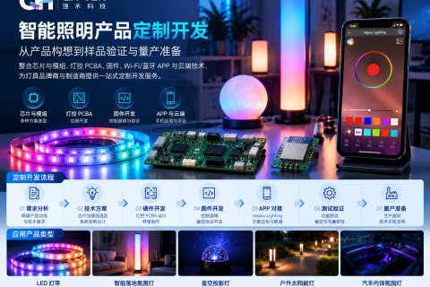 智能照明产品定制开发指南：从产品构想到样品验证与量产准备